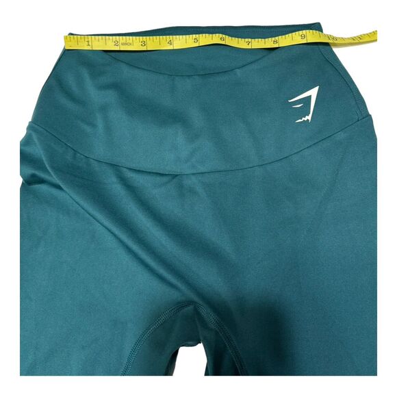Gymshark Womens Training B1A1V 7/8 Leggings TEAL SMALL High Rise Stretch - Picture 6 of 11